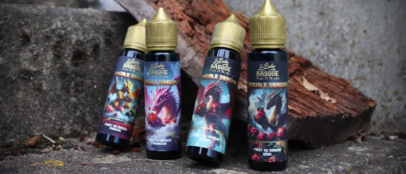 E-liquide Fruit du Dragon Pêche 50ml Double Dragon - Le Labo Basque