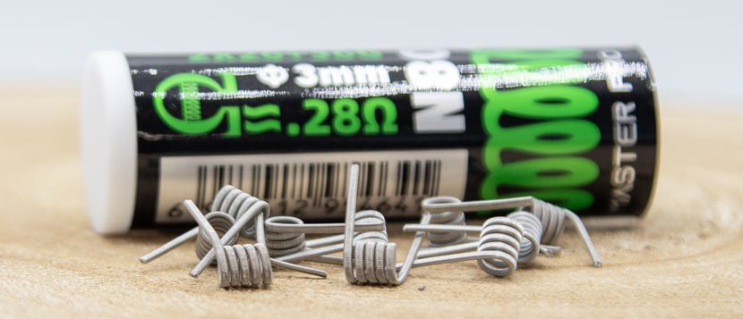 Coils Dual Core Fused Clapton Ni80 0,28ohm - MPV x Wotofo
