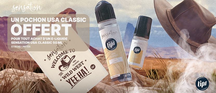 E-liquide USA Classic 10ml Sensation - Le French Liquide