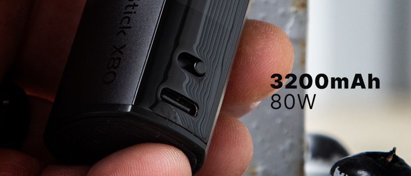 iStick X80 : 10/10 en autonomie