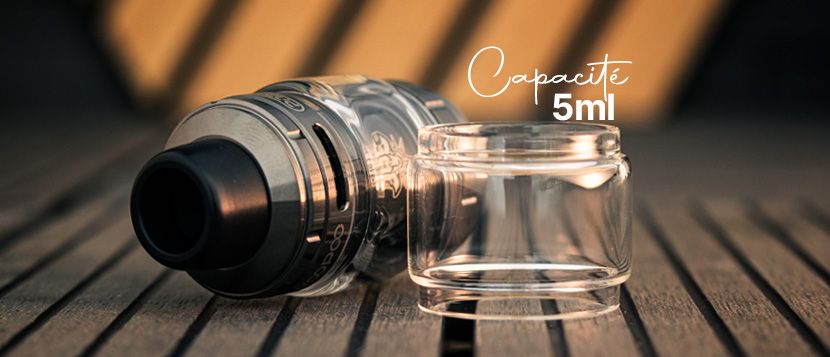 Capacité du clearomiseur UForce-X 2 : 5ml