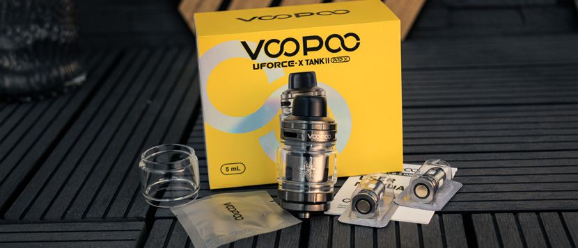 Contenu du clearomiseur e-cigarette Voopoo UForce-X2