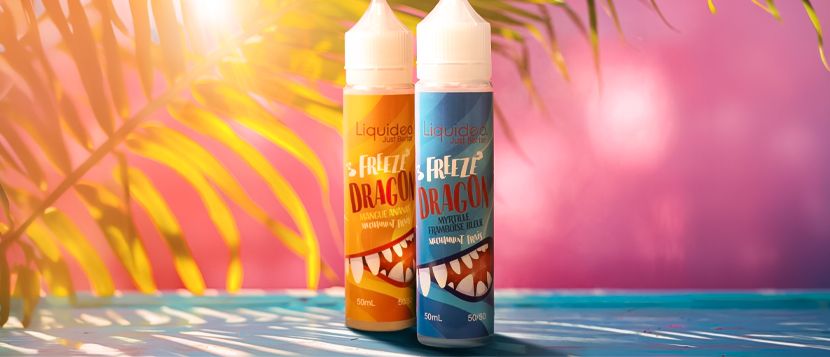 E-liquide Freeze Dragon Framboise Citron 50ml - Liquideo