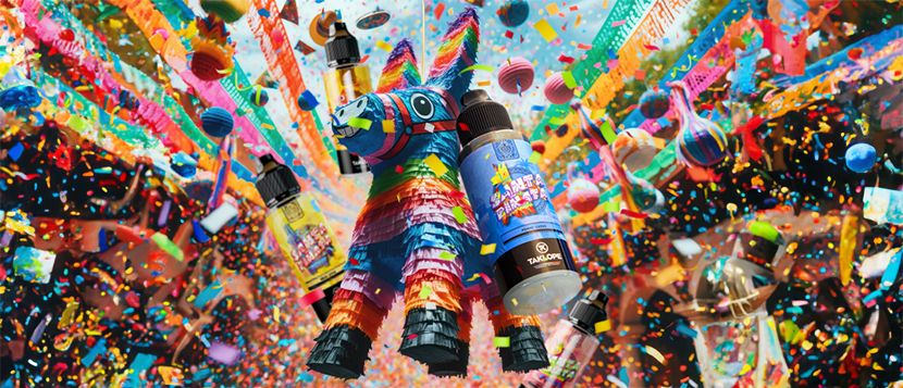 E-liquide Mûre Fruit du Dragon Cerise 100ml – Santa Pinata