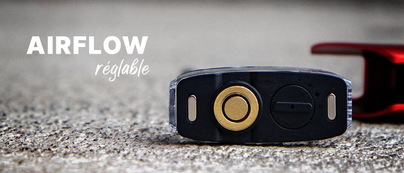 Ajustez le tirage de votre e-cigarette Dotpod Max 1.5