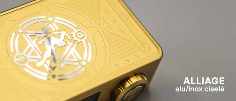 Lost Vape Centaurus M200 : gravée comme on M