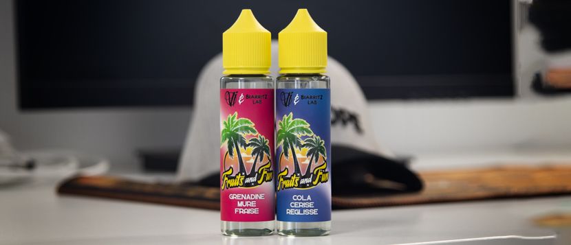 E-liquide Grenadine Mûre Fraise 50ml Fruits And Fun - Vape Institut & Biarritz Lab