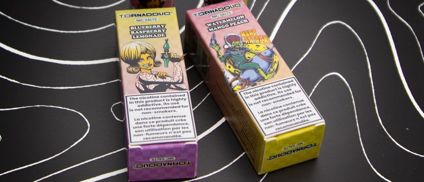 E-liquide Watermelon Mango Peach 10ml Sel de Nicotine – Tornadoliq