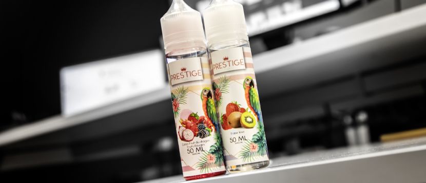 E-liquide Cotton Candy, Fruit du Dragon, Fruits Rouges 50ml Fruits - Prestige