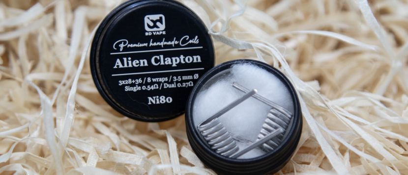 Coils Big Alien Clapton Ni80  0,54ohm Handmade - BD Vape