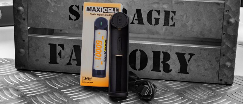 Chargeur rapide Maxicell MX1 - Composition de la boîte