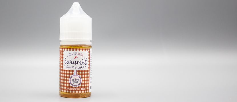 Arôme Caramel Beurre Salé 30ml - Le Coq Qui Vape