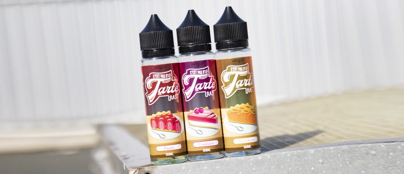 E-liquide Fraisier 50ml C'est Pas D'la Tarte - Airmust