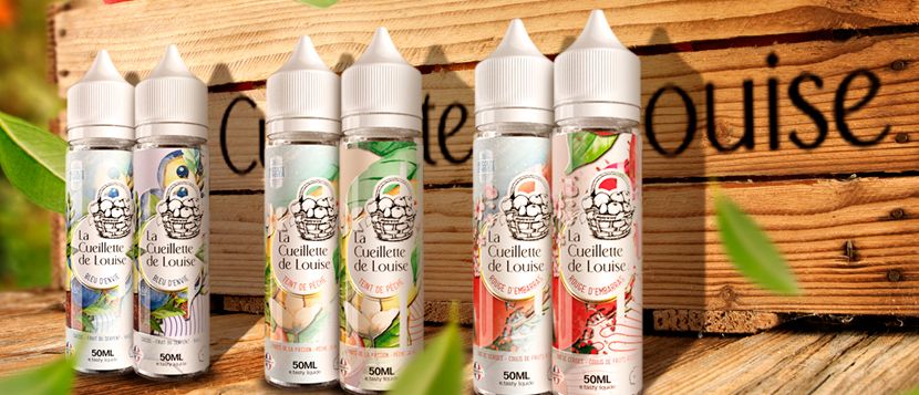 E-liquide Teint de Pêche Frais 50ml La Cueillette de Louise - E.Tasty