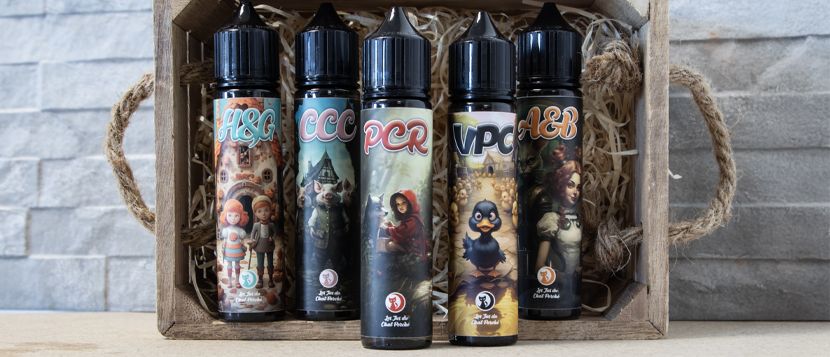 E-liquide A&B Alice et Bastet 50ml - Les Jus du Chat Perché