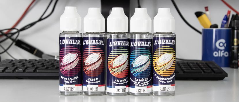 E-liquide Le Plaquage 60ml L’Ovalie - Airmust