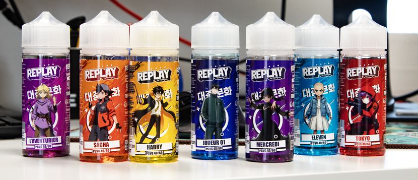 E-liquide Harry 50ml Replay – LiquidArom