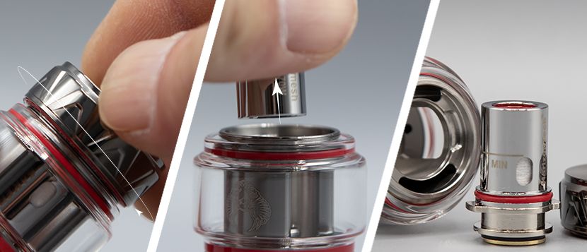 Comment changer la résistance du clearomiseur Sakerz HorizonTech ?