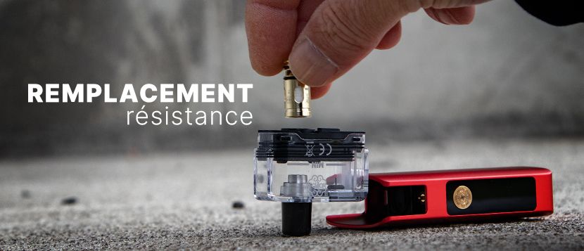 Comment changer la résistance du kit e-cigarette Dotpod Max v1.5 ?