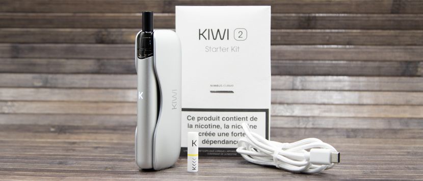 Composition du kit pod Kiwi 2 Starter par Kiwi Vapor