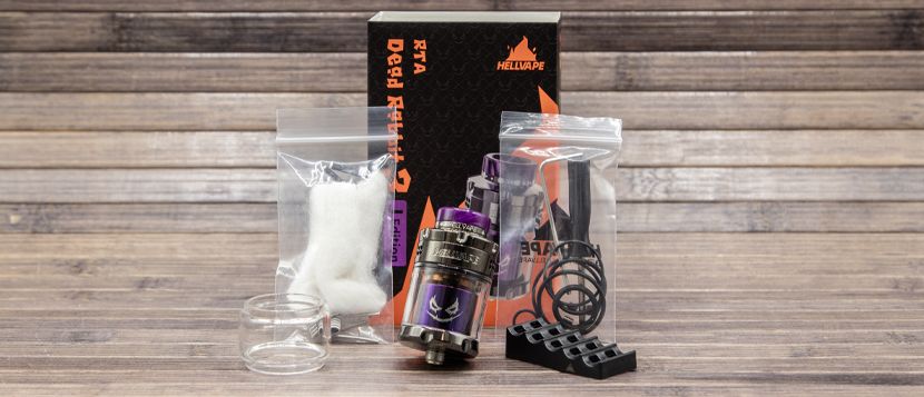 Atomiseur Dead Rabbit 3 RTA Joker Edition Hellvape - Contenu de la boîte