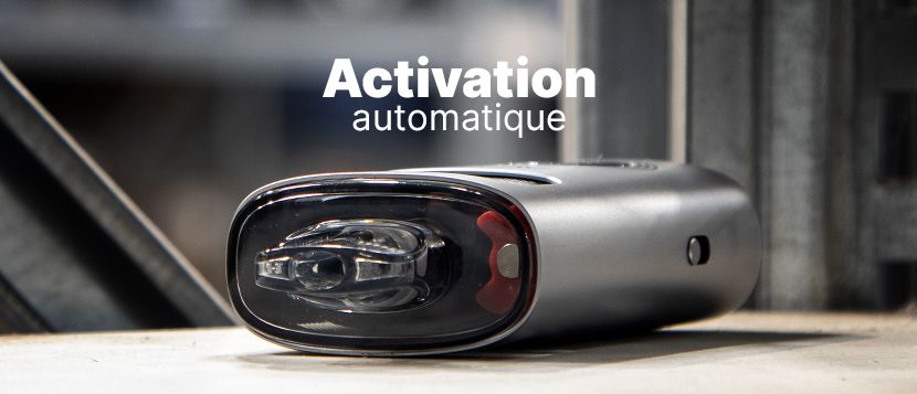 Interface simple : un bouton, un écran