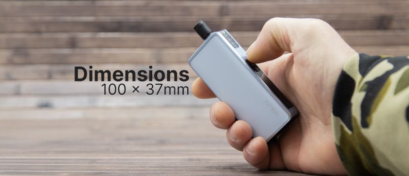 Le pod du kit Apex de Vaporesso : petit gabarit, grand style