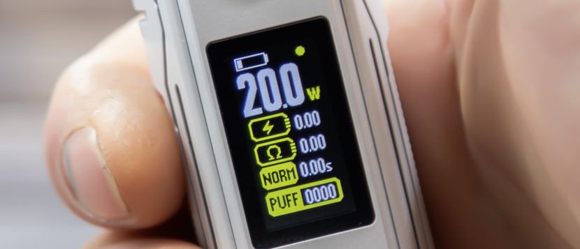 Fonctionnalités de la box Rayden 100 Carbone Forgé BD Vape