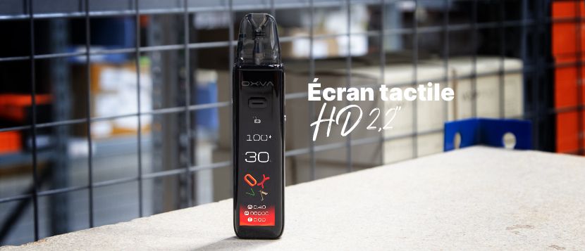 Interface tactile immersive : la smart-vape selon Oxva