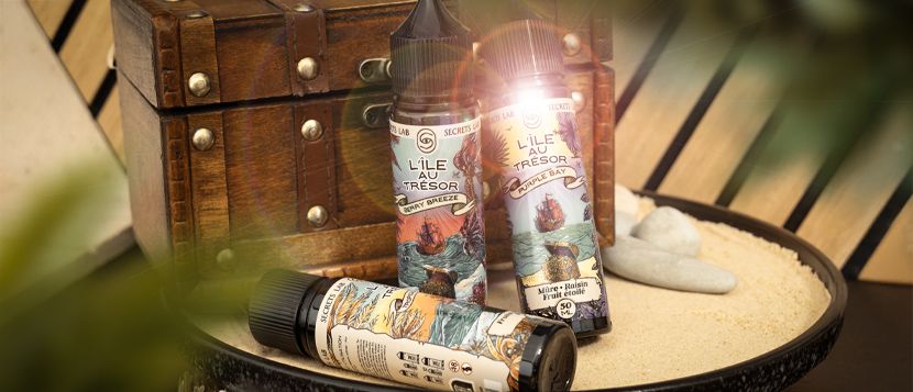 E-liquide Sunset Bay 50ml L’Île au Trésor - Secret’s Lab