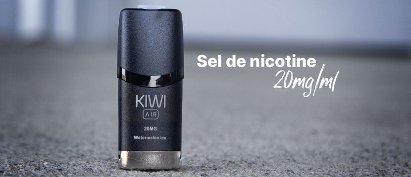 Cartouches Kiwi Air avec sels de nicotine : la solution idéale pour les anciens fumeurs