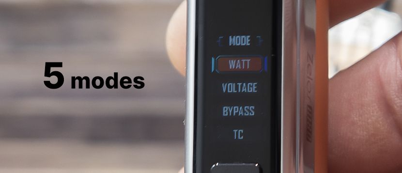Zelos M80 : tous les modes qui vous plaisent