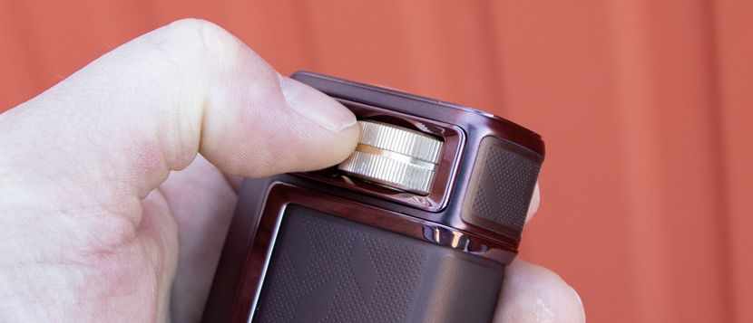 Molette de réglage Drag 6 : la perfection, sans bouton