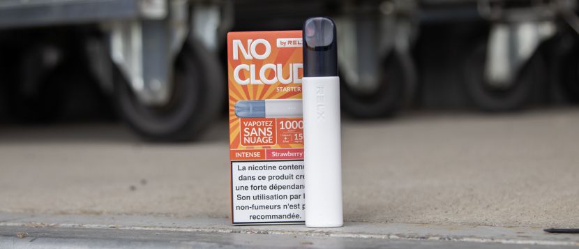 Kit puff No Cloud Intense par RELX : contenu de la boîte