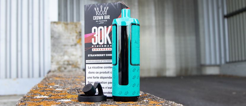 Composition du kit Hyper Max Advanced 30K – Crown Bar by Al Fakher