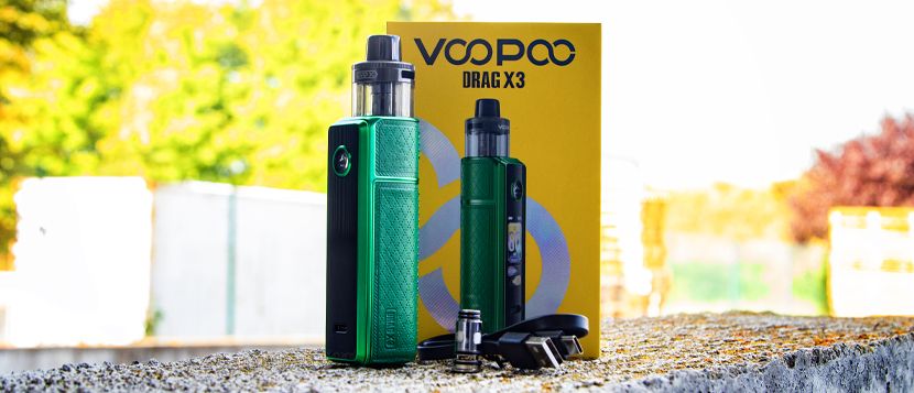 Composition du kit pod Drag X3 par Voopoo