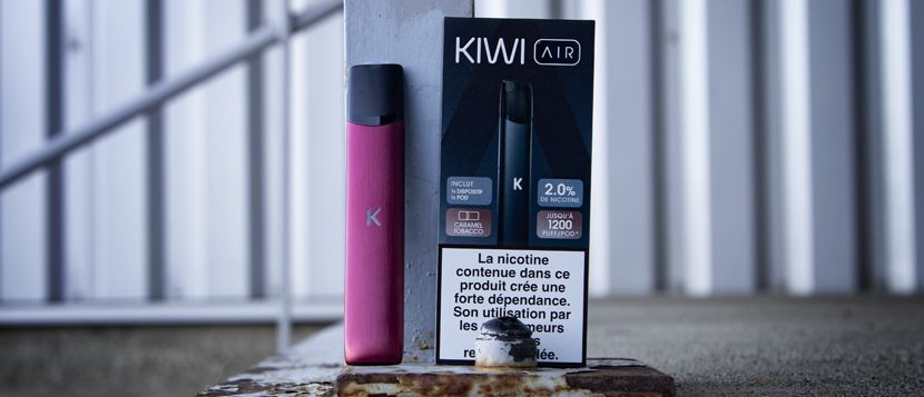 Composition du Starter Kit Kiwi Air de Kiwi Vapor