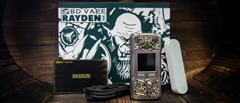 Box BD Vape Rayden 220 Limited Edition – Contenu de la boîte