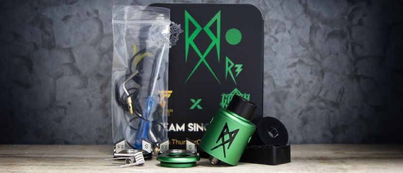 Dripper Recoil R3 RDA – Thunder Cloud : contenu de la boîte