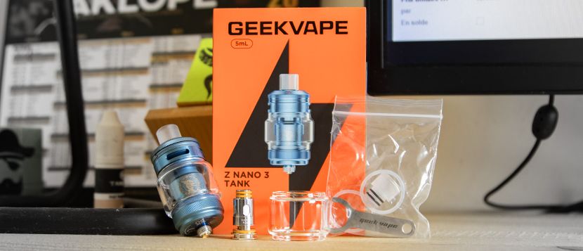 Clearomiseur Z Nano 3 Tank - Contenu de la boîte