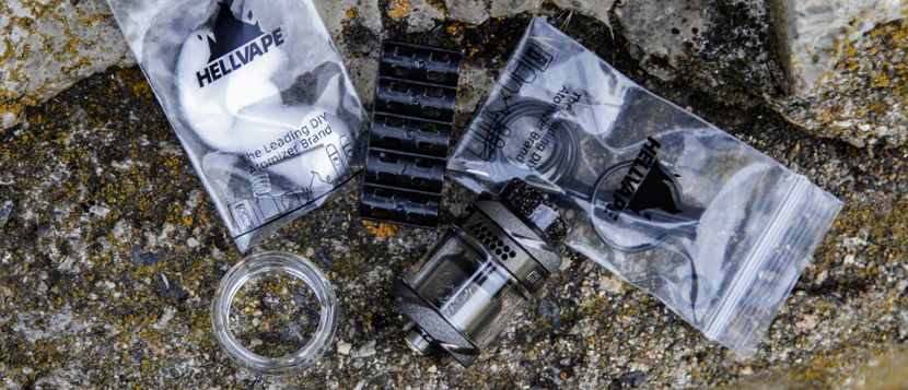 Atomiseur Dead Rabbit Solo 2 RTA Hellvape - Contenu de la boîte
