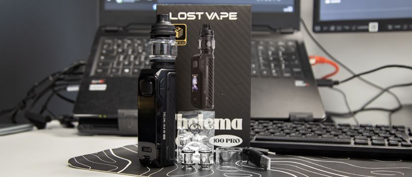 Contenu du kit Thelema Solo 100 Pro x Centaurus V2 – Lost Vape