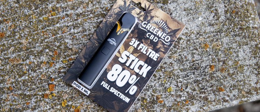 Pen Stick CBD 80% Greeneo : contenu de la boîte