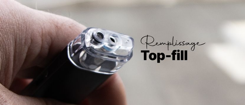Comment mettre du e-liquide dans le réservoir du kit pod Loomix Aspire ?