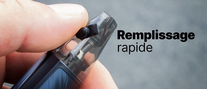 Comment remplir l'e-cigarette pod Oxva NeXLIM ?