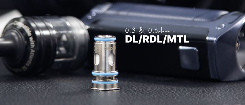 Toutes les vapes avec les résistances Atlantis SE V2